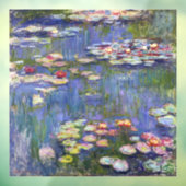 Monet - Water Lilies / Nympheas Fensteraufkleber (Blatt 3)