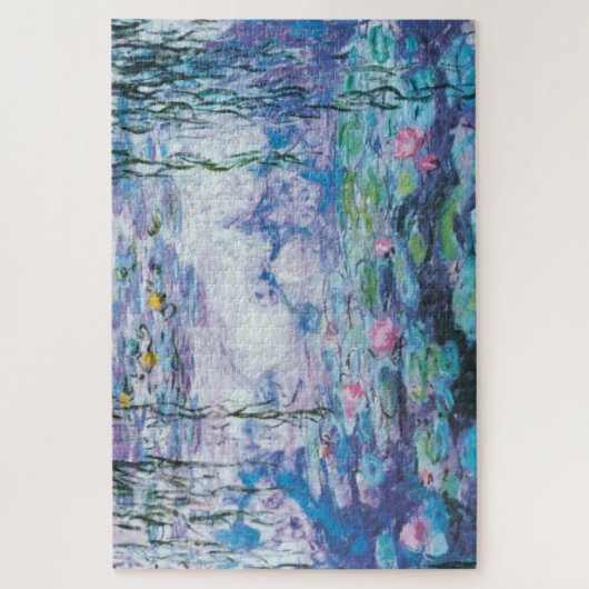 Monet Water Lilies Oil painting Puzzle (Vertikal)