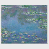 Monet Water Lilies Painting Geschenkpapier (Flach)