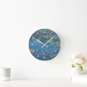 Monet Water Lilies Painting Runde Wanduhr (Zuhause)