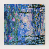 Monet - Water Lilies (pink) 1919 Gemälde Puzzle (Horizontal)
