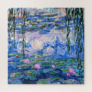Monet - Water Lilies (pink) 1919 Gemälde Puzzle