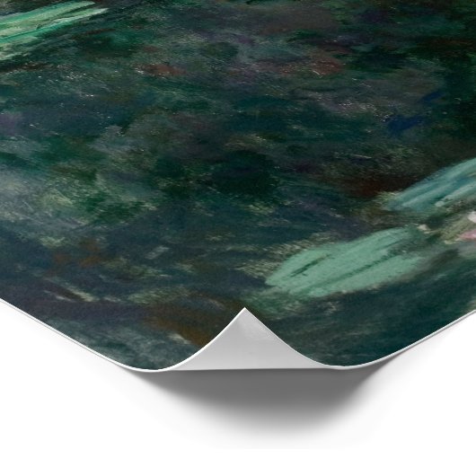 Monet - Water Lilies Poster (Ecke)