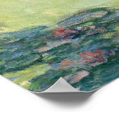 Monet - Water Lilies Poster (Ecke)