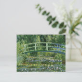 Monet Water Lilies Postkarte (Stehend Vorderseite)