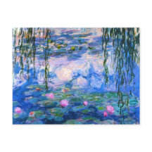 Monet Water Lilies Postkarte