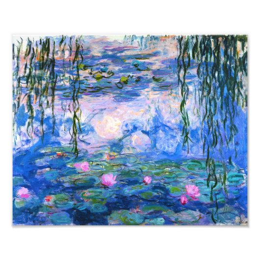 Monet Water Lilies Print Fotodruck (Vorne)