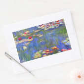 Monet Water Lilies Rechteckiger Aufkleber (Umschlag)