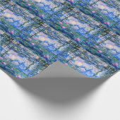 Monet - Water Lilies, rosa, Geschenkpapier (Ecke)