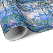 Monet - Water Lilies, rosa, Geschenkpapier (Rolleneckpunkt)