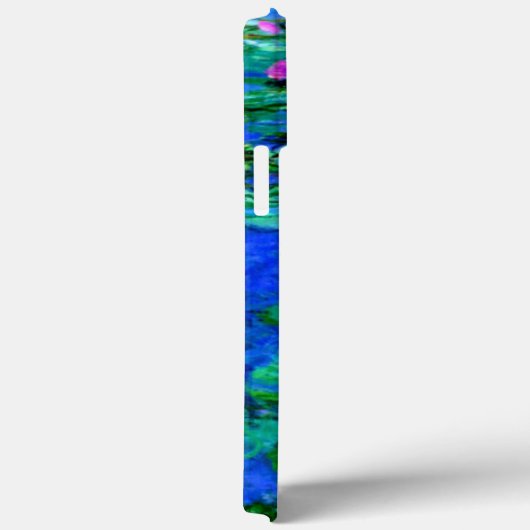 Monet - Water Lilies (rot) Case-Mate iPhone Case (Rückseite / Rechts)