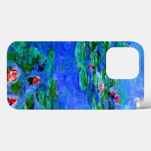 Monet - Water Lilies (rot) Case-Mate iPhone Hülle (Rückseite (Horizontal))
