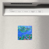 Monet - Water Lilies (rot) Magnet (In Situ (Geschirrspüler))