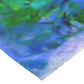 Monet - Water Lilies (rot) Tischdecke (Schrägansicht)