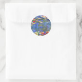 Monet Water Lilies Runder Aufkleber (Tasche)