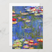 Monet Water Lilies Save The Date (Vorne/Hinten)
