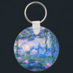 Monet Water Lilies Schlüsselkette Schlüsselanhänger<br><div class="desc">Monet Water Lilies Schlüsselkette. Ölmalerei auf Leinwand aus dem Jahr 1916. Monet malte während der letzten Jahre seiner Karriere seinen berühmten Seerosenteich obsessiv, zeichnete Inspiration aus dem Sonnenlicht und seiner wechselnden Wirkung auf das Wasser, die aquatischen Blume und das Blattwerk. Dieses Gemälde ist mit einer lebhaften Verwendung von Pinks, Blues...</div>