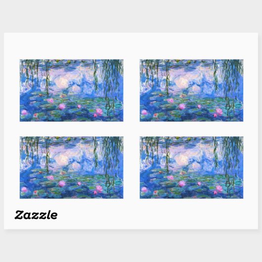 Monet Water Lilies Stickers (Blatt)