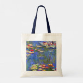 Monet Water Lilies Tragetasche (Rückseite)