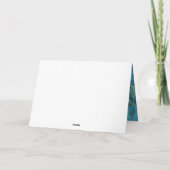 Monet - Water Lilies, Türkis, Karte (Rückseite)