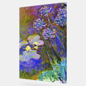 Monet - Water Lilies und Agapanthus Acrylschild (Winkel)