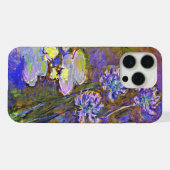 Monet - Water Lilies und Agapanthus iPhone Hülle (Rückseite (Horizontal))