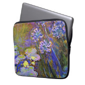 Monet - Water Lilies und Agapanthus Laptopschutzhülle (Vorderseite Links)