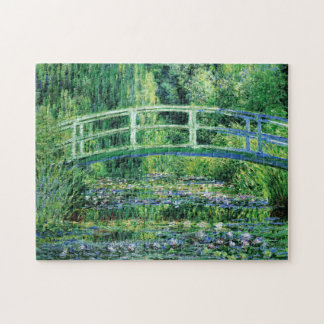 Monet Water Lilies und die japanische Brücke Puzzle