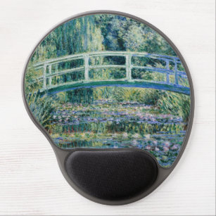Monet - Water Lilies und japanische Brücke Gel Mousepad