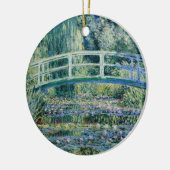 Monet - Water Lilies und japanische Brücke Keramik Ornament (Links)