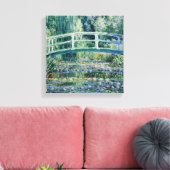 Monet - Water Lilies und japanische Brücke Leinwanddruck (Insitu (Wohnzimmer))