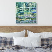 Monet - Water Lilies und japanische Brücke Leinwanddruck (Insitu (Schlafzimmer))