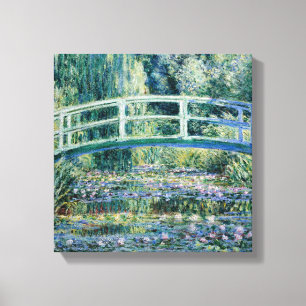 Monet - Water Lilies und japanische Brücke Leinwanddruck