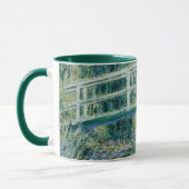 Monet - Water Lilies und japanische Brücke Tasse (Links)