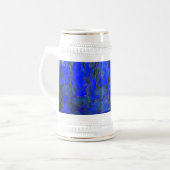 Monet Water Lilies und Weeping Willow Branches Bierglas (Vorderseite Links)