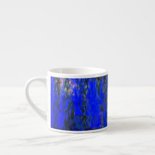 Monet Water Lilies und Weeping Willow Branches Espressotasse
