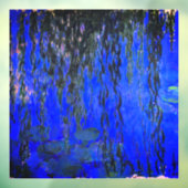 Monet Water Lilies und Weeping Willow Branches Fensteraufkleber (Blatt 3)