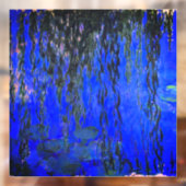 Monet Water Lilies und Weeping Willow Branches Fensteraufkleber (Blatt 2)