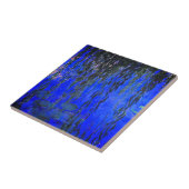 Monet Water Lilies und Weeping Willow Branches Fliese (Seite)