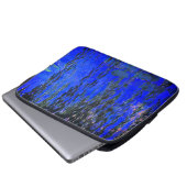 Monet Water Lilies und Weeping Willow Branches Laptopschutzhülle (Vorne Knopf)