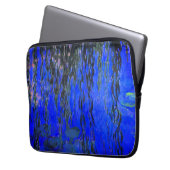 Monet Water Lilies und Weeping Willow Branches Laptopschutzhülle (Vorderseite Links)