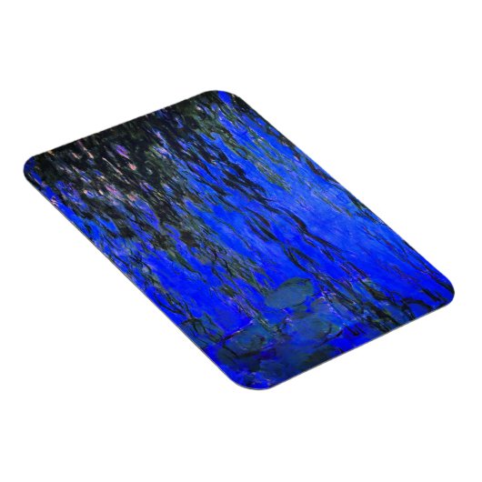 Monet Water Lilies und Weeping Willow Branches Magnet (Rechte Seite)