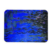 Monet Water Lilies und Weeping Willow Branches Magnet (Horizontal)