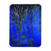 Monet Water Lilies und Weeping Willow Branches Magnet (Vertikal)