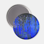 Monet Water Lilies und Weeping Willow Branches Magnet (Vorderseite/Rückseite)
