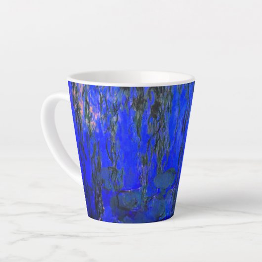 Monet Water Lilies und Weeping Willow Branches Milchtasse (Linke Ecke)