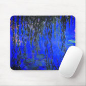 Monet Water Lilies und Weeping Willow Branches Mousepad (Mit Mouse)