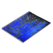 Monet Water Lilies und Weeping Willow Branches Notizblock (Linke Seite)