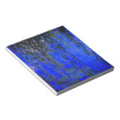 Monet Water Lilies und Weeping Willow Branches Notizblock (angewinkelt)