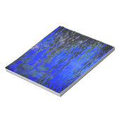 Monet Water Lilies und Weeping Willow Branches Notizblock (Rotiert)